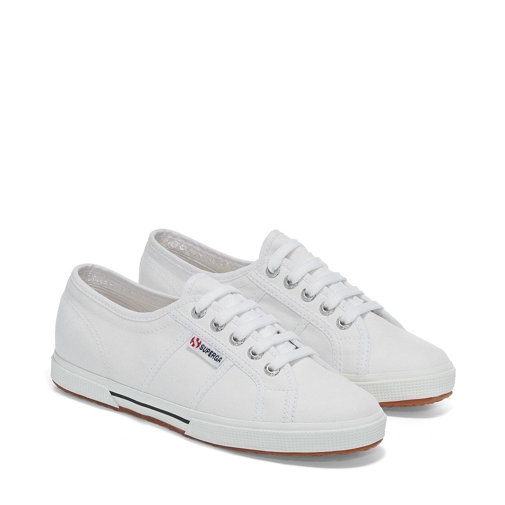 Superga 2950 Cotu White Low Top Sneakers - Men's Sneakers USA | US9288356